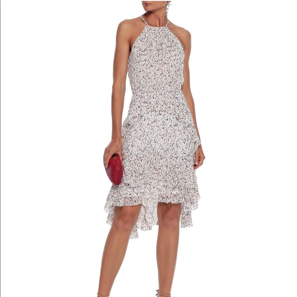 JOIE
Lamberta tiered printed silk-chiffon dress